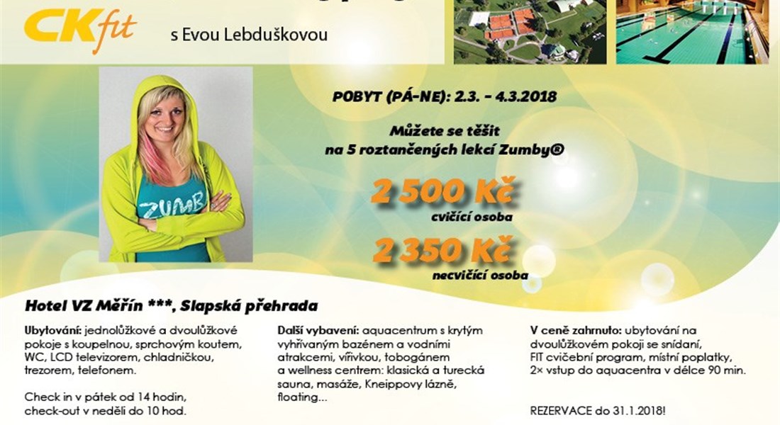 ZUMBA® víkendový pobyt